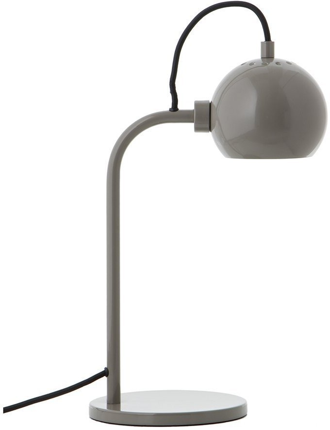 Лампа настольная ball, 24х34 см, темно-серая глянцевая (73000)