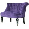 Пуф Камден NSCC-2008B-40/VEL- 030, каркас - дуб, фурнитура - бронза, обивка - бархат, purple, ROOMERS FURNITURE