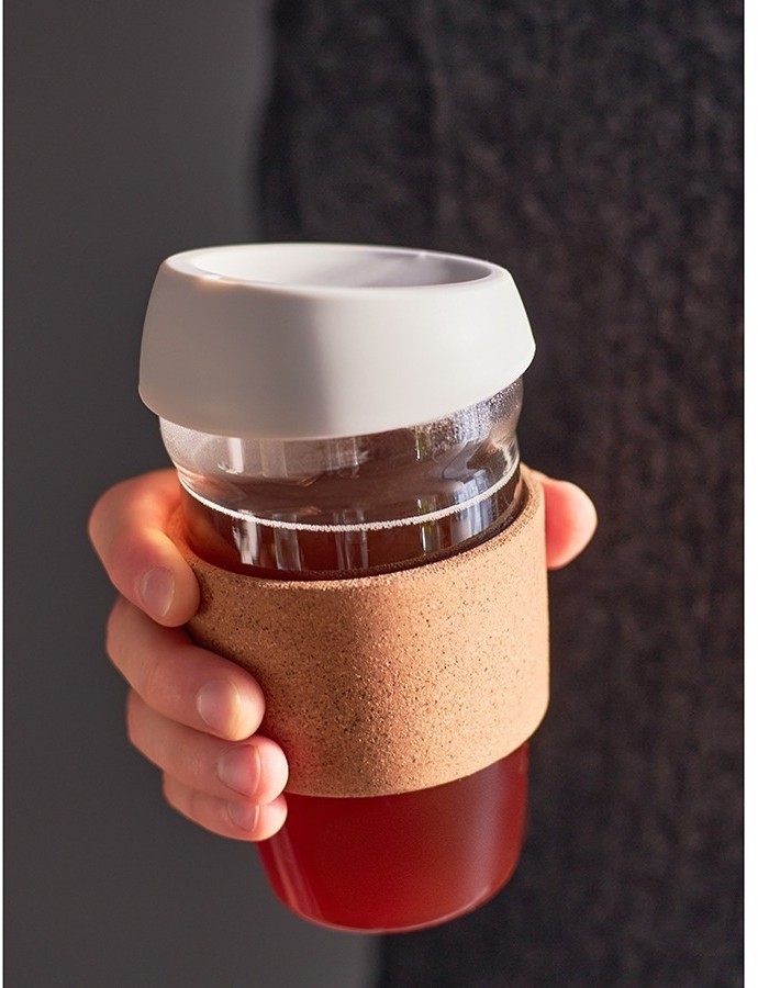 Кружка cozy cup, 450 мл, светло-серая (78678)