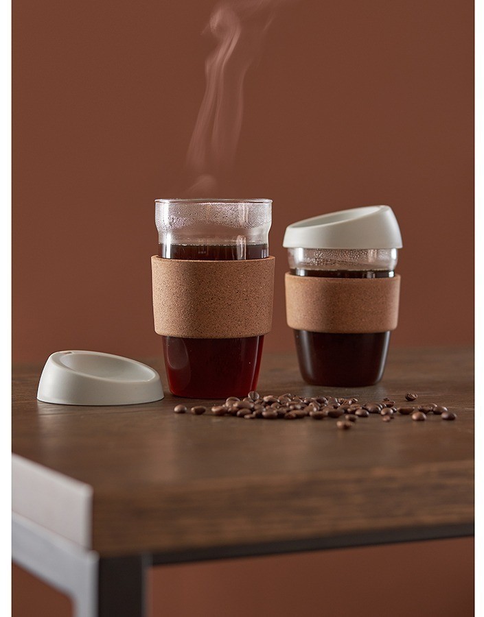 Кружка cozy cup, 450 мл, светло-серая (78678)