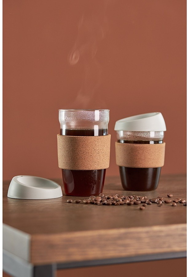 Кружка cozy cup, 450 мл, светло-серая (78678)