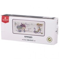 Блюдо agness&quot;лавандовая весна&quot; 28*12*3 см (358-1826)