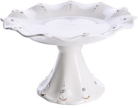 Ваза для фруктов 22,5х22,5х11см фарфорLR(х12 (60021)