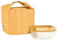 Набор из термосумки и контейнера handy bio, 1,4 л, желтый (79092)