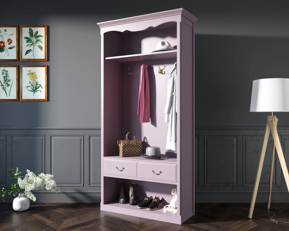 Шкаф-прихожая Leontina Lavanda открытая арт ST9360L-ET