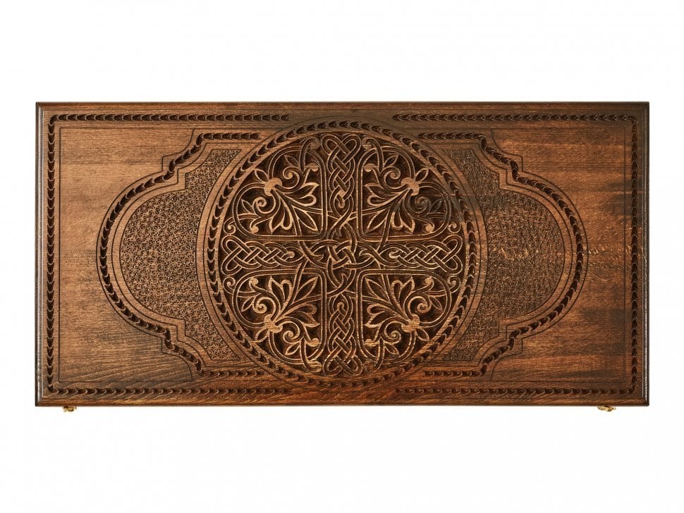 Нарды резные "Армянский узор 2", Mkhitaryan (28362)