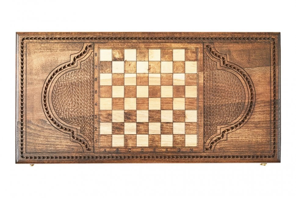 Нарды резные "Армянский узор 2", Mkhitaryan (28362)