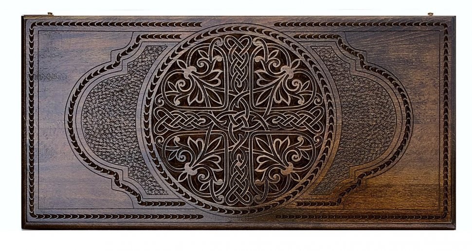 Нарды резные "Армянский узор 2", Mkhitaryan (28362)