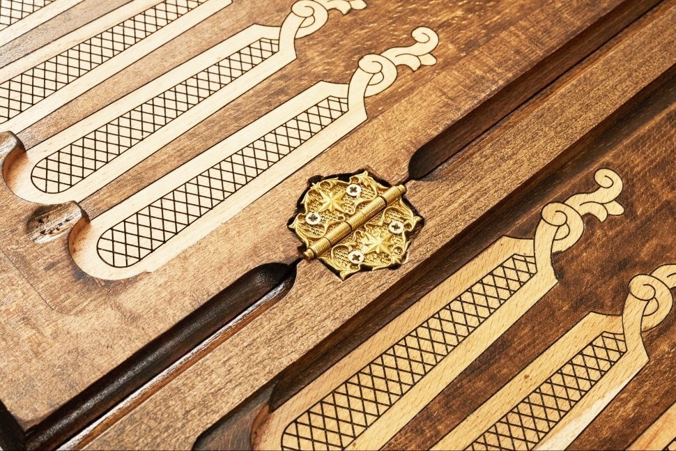 Нарды резные "Армянский узор 2", Mkhitaryan (28362)