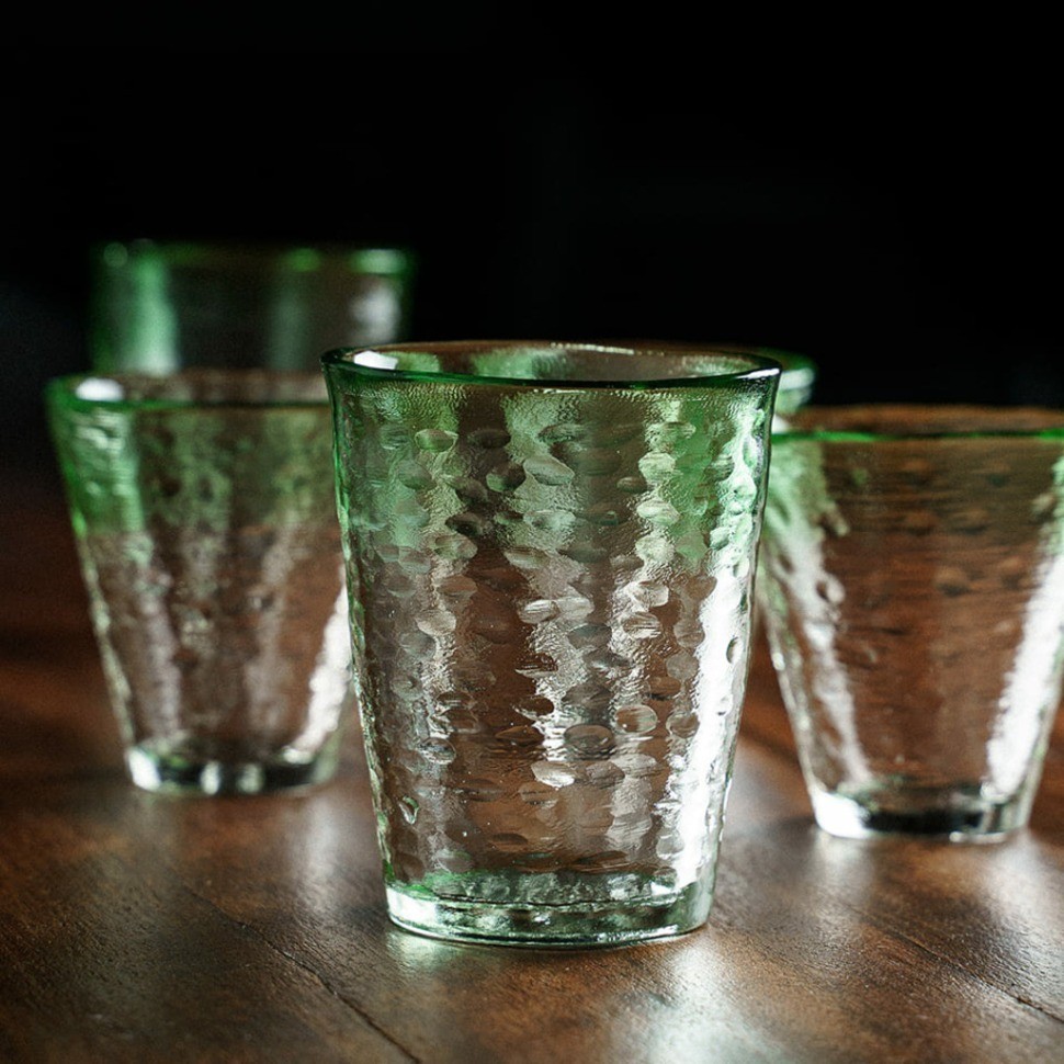 Стакан NE01-G, ручная работа/стекло, green, ROOMERS TABLEWARE