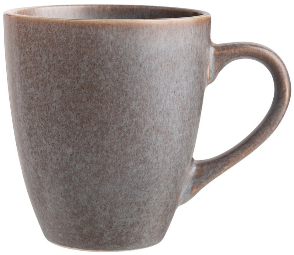 Кружка 385 мл коллекция "glaze collection" цвет:серый меланж мал. уп. = 6 шт мин. партия Lefard (191-226)