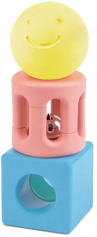 Игрушка для малышей конструктор - погремушка "Улыбка", 3 предмета (E0454_HP)