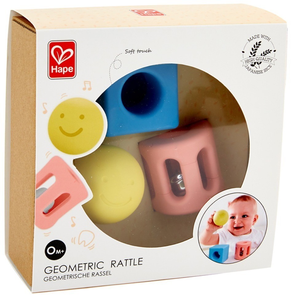 Игрушка для малышей конструктор - погремушка "Улыбка", 3 предмета (E0454_HP)