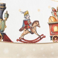 Скатерть круглая  &quot;щелкунчик&quot; ,190см ,бежевый , 100%хлопок , твил Lefard (850-757-25)