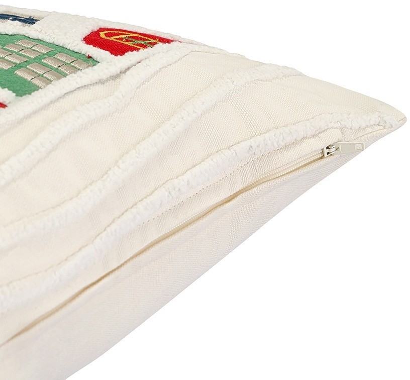 Чехол на подушку snowy village из коллекции new year essential, 30х45 см (79803)