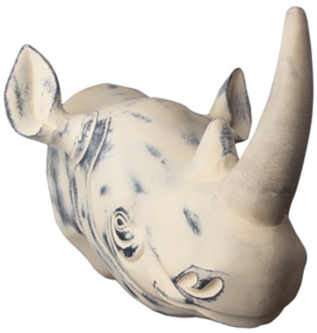Голова носорога 4430-cr, металл, mixed, ROOMERS FURNITURE