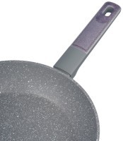 Сковорода с антипригарным покрытием pfluon marble, 24*4,8 см Agness (902-121)