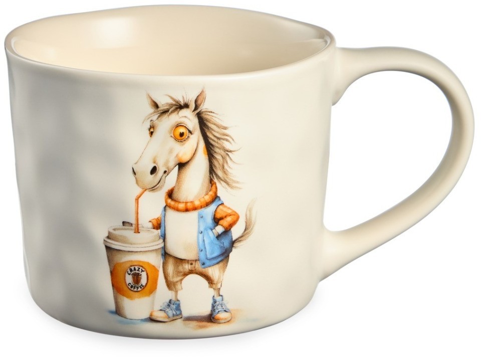 Кружка lefard "crazy coffee" 380мл (260-1077)