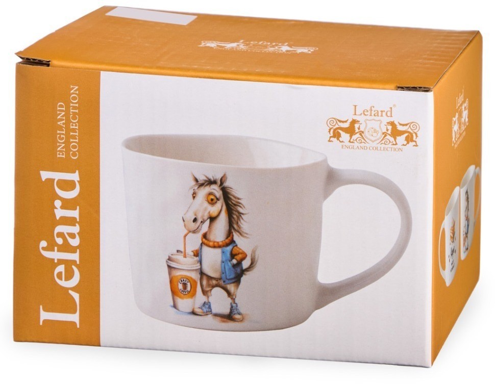 Кружка lefard "crazy coffee" 380мл (260-1077)
