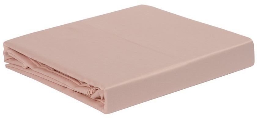 Простыня из сатина цвета пыльной розы из коллекции essential, 240х270 см (66442)