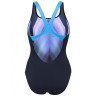 Купальник для плавания совместный Arena Iridiscent One Piece Swim Pro Back Black/Turquoise(1183 508) (632587)