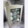 Набор шаров мятная свежесть 26 шт в коробке (86458)
