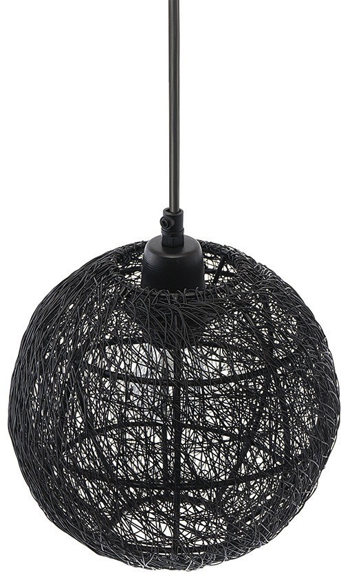 Светильник подвесной vinger, D20х22 см, черный (76200)