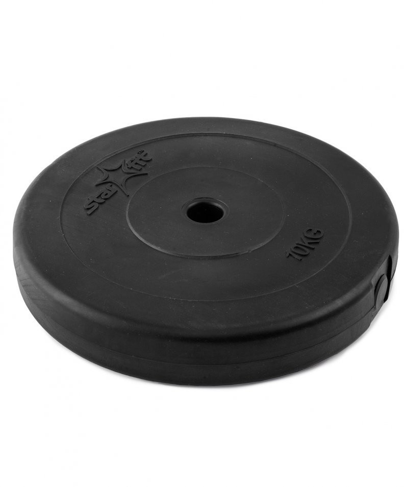 Диск пластиковый BB-203, d=26 мм, черный, 10 кг (78534)