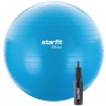 БЕЗ УПАКОВКИ Фитбол Starfit GB-109 антивзрыв, 1000 гр, с ручным насосом, синий, 65 см (2111670)