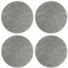 Набор из 4-х сервировочных салфеток leanera, D35 см, серые (76987)