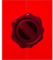 Салфетка &quot;новогодняя&quot; овал 60*120 см SANTALINO (829-128)