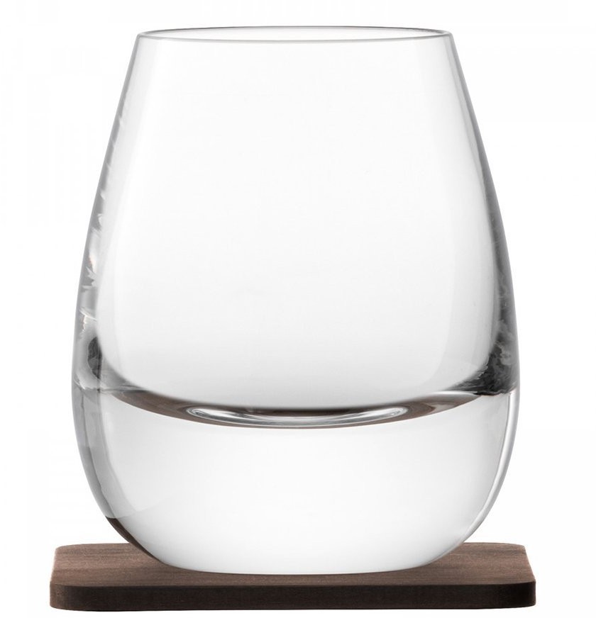 Набор стаканов с деревянными подставками islay whisky, 250 мл, 2 шт. (59319)