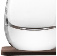 Набор стаканов с деревянными подставками islay whisky, 250 мл, 2 шт. (59319)