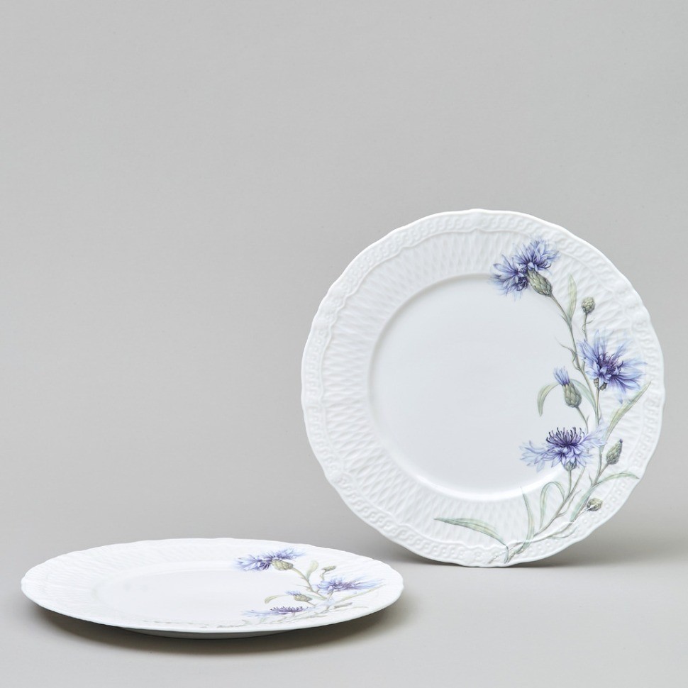 Набор тарелок закусочных lefard "васильки" 2 шт. 20,5 см (760-830)