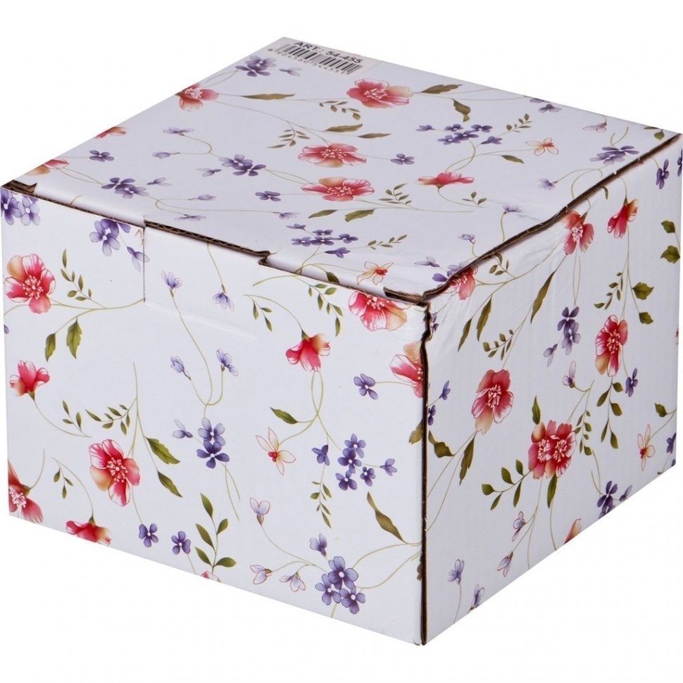 Сахарница "корейская роза" 12*12*13.5см 470мл Lefard (54-456)