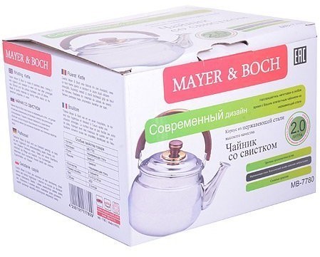Чайник Mayer&Boch 2л.со свистком (7780)