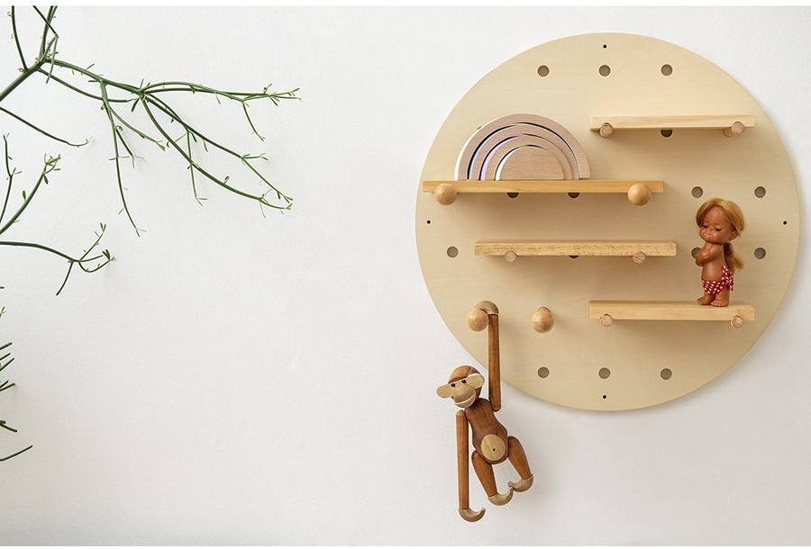 Пегборд shely, D50 см, светлое дерево (74819)