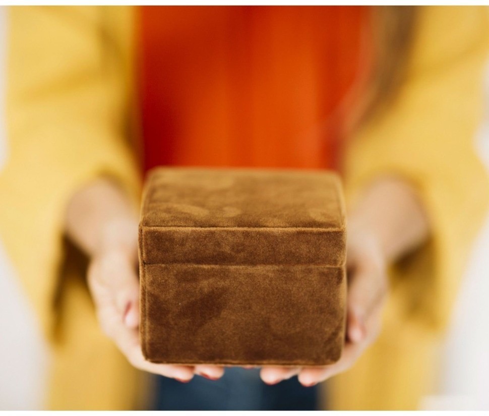 Andrea House Шкатулка Tabacco Velvet AX68224