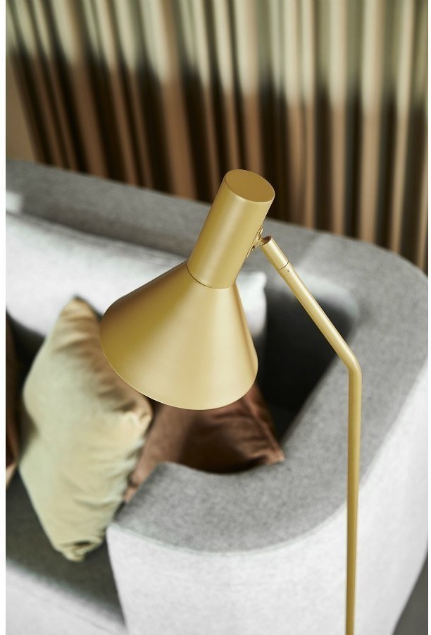 Лампа напольная lyss, 150хD18 см, миндальная матовая (67838)