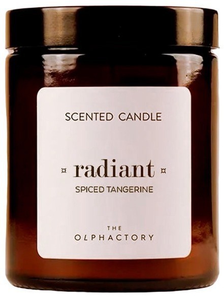 Свеча ароматическая the olphactory, radiant, spiced tangerine, 30 ч (78039)