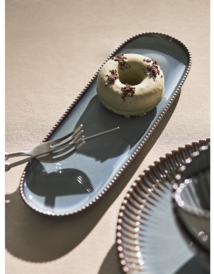 Овальное блюдо темно-серого цвета из коллекции kitchen spirit (75374)