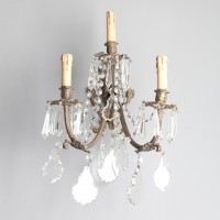 Бра Пьер PIERRE-3, бронза, стекло, mixed, ROOMERS FURNITURE