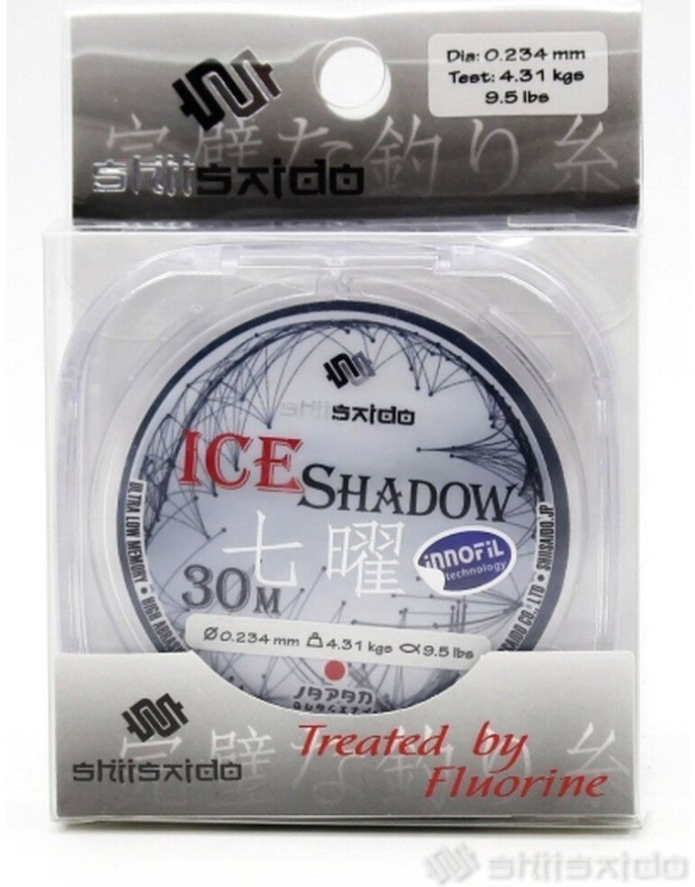 Леска Shii Saido Ice Shadow, 30 м, 0,286 мм, до 6,34 кг, прозрачная SMOIS30-0,286 (70907)