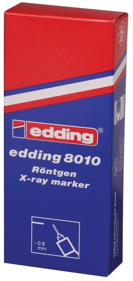 Маркер для рентгеновских пленок Edding 8010 0,8 мм белый E-8010/49/150592 (3) (72870)