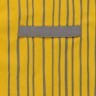 Фартук из хлопка горчичного цвета с принтом Полоски из коллекции prairie, 85х70 см (69844)