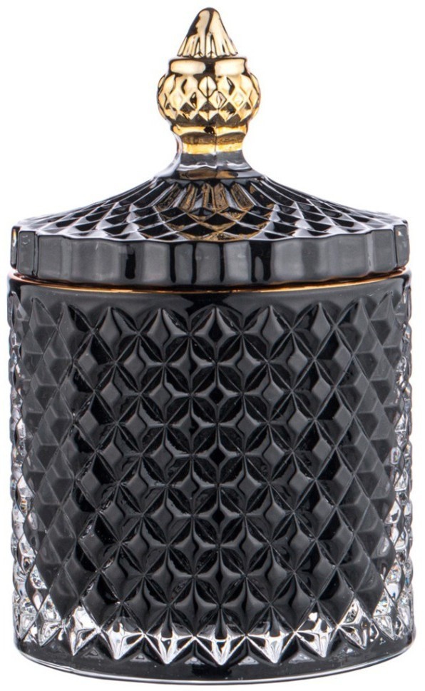 Емкость для хранения lefard "charm black", 9,5*14,5см (781-321)