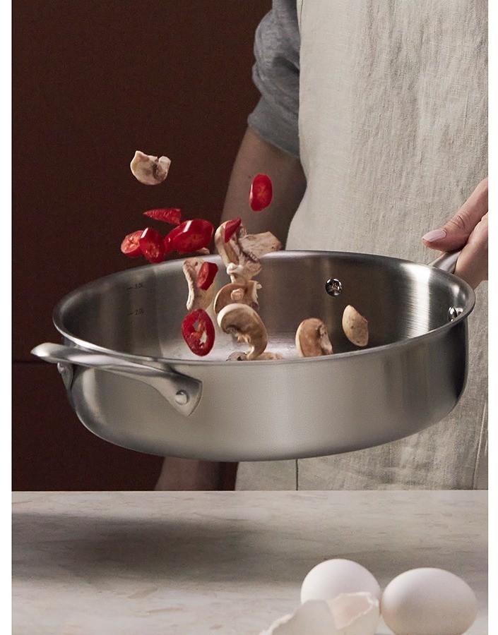 Сотейник с крышкой 3ply etalon, D26 см (77015)