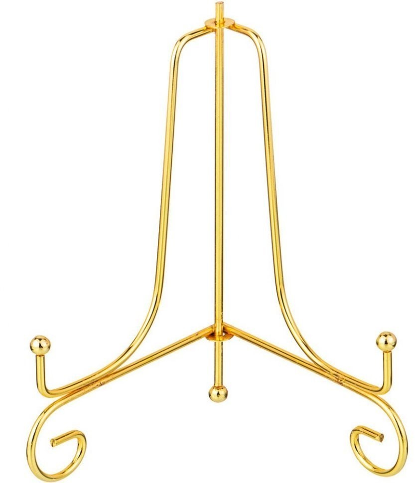 Комплект подставок для тарелок из 5 шт. 17*11 см. высота=16 см. цвет - золото Lefard (244-110)