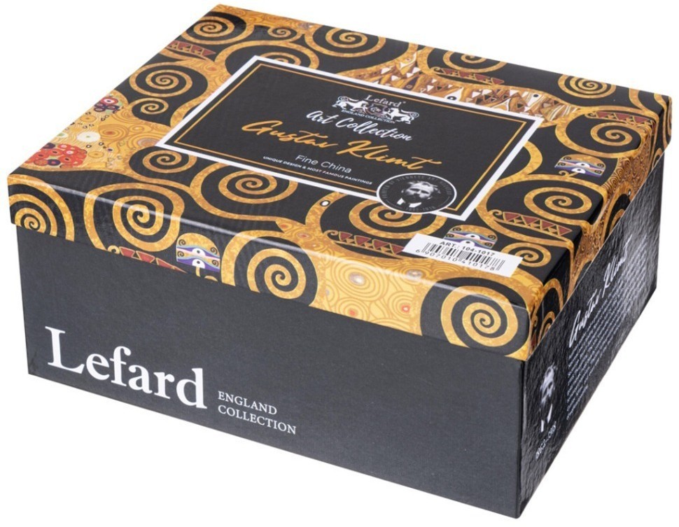 Чайный набор lefard "art collection" (г. климт) на 2 пер. 4 пр. 250 мл (104-1017)