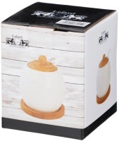 Сахарница с ложкой lefard &quot;native&quot; 300 мл 8*8*10 см (587-170)